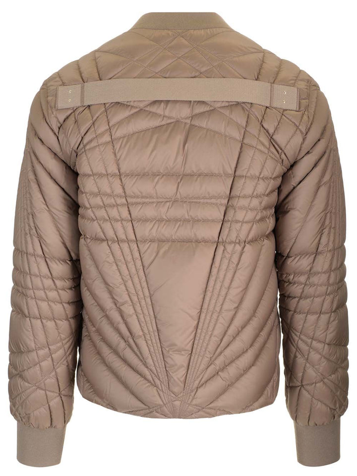Moncler X Rick Owens Megapenta Coats - Beige | 9123e6b18f1521480b29c48cada35e1d09cbb85f