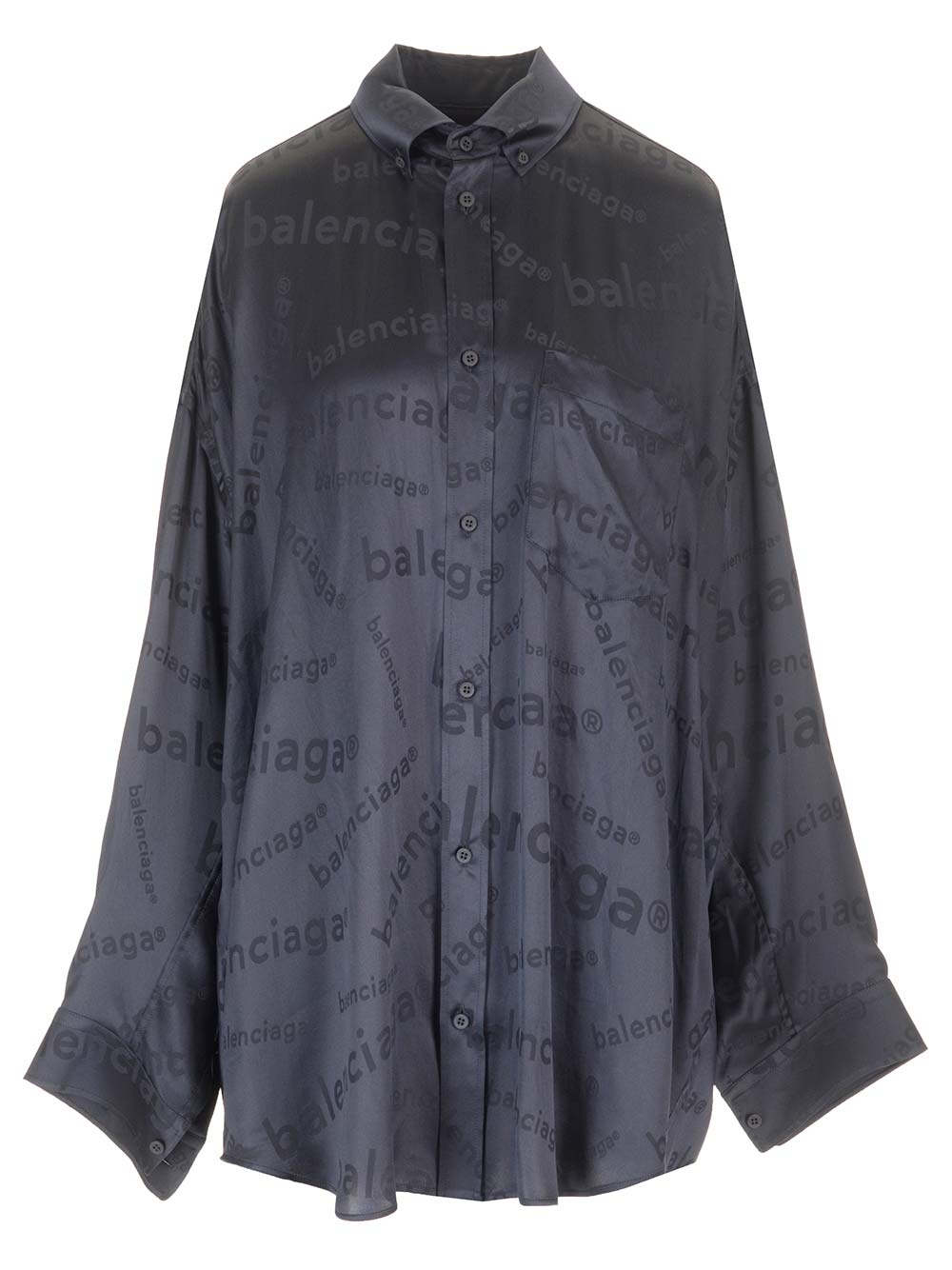 Balenciaga Cocoon Shirt Shirts - Black | 16994fe7bcf348d905602c0e108628547586ed58