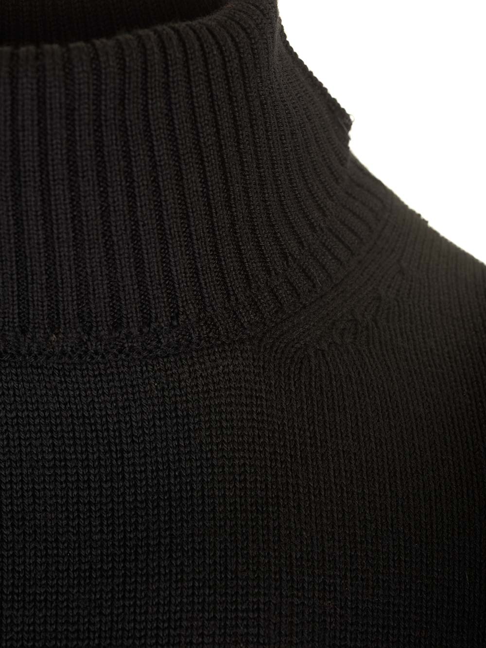 Ballantyne Merino Wool Turtleneck Knitwear - Black | cbdcffdf93ed2756726ceadf3bf4928bb7028448