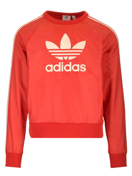 Wales Bonner Nylon Crew Shirt Sweatshirts Red
