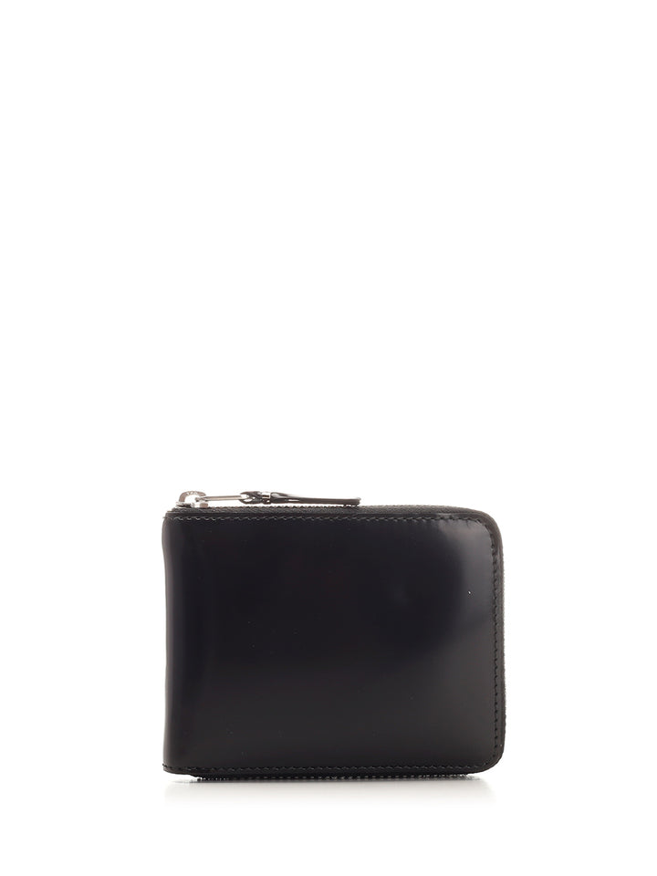 Comme Des Garcons Wallet Black Leather Wallet Wallets - Black | 6432be49cb67e58d18d70af37218ced11b6d941b