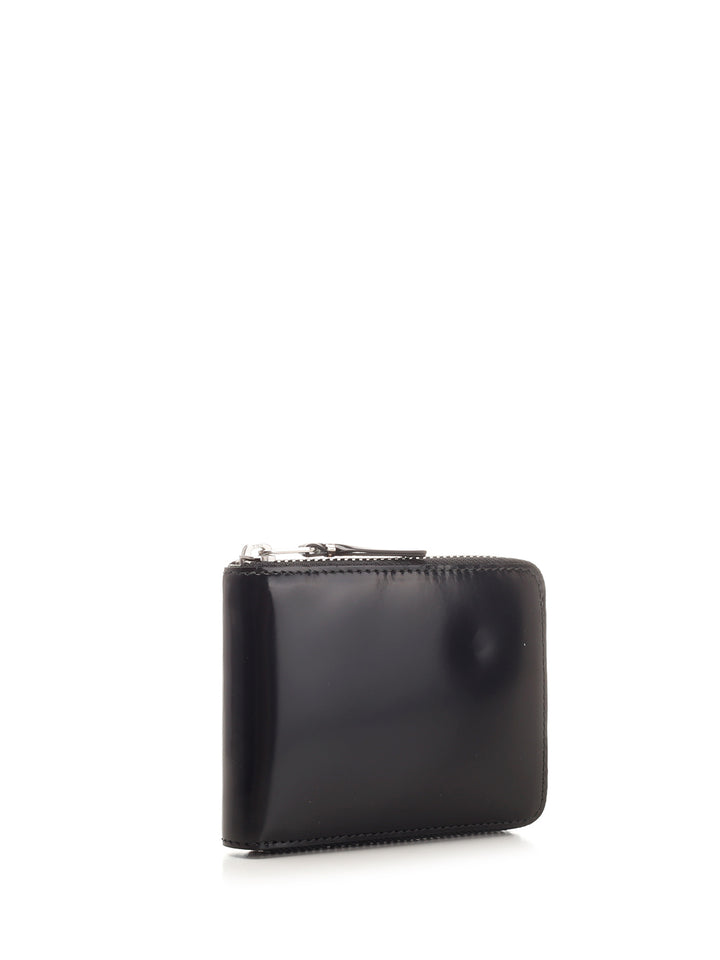 Comme Des Garcons Wallet Black Leather Wallet Wallets - Black | 195443452f90bf54d064c131f16d60fa0361cab4