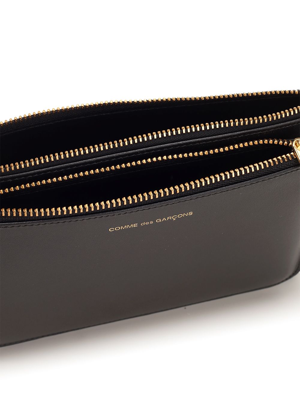Comme Des Garcons Wallet Black Leather Pouch Small leather goods - Black | 9b73cba9c207c7127d6d8bfbbf061dcd8fba2faf