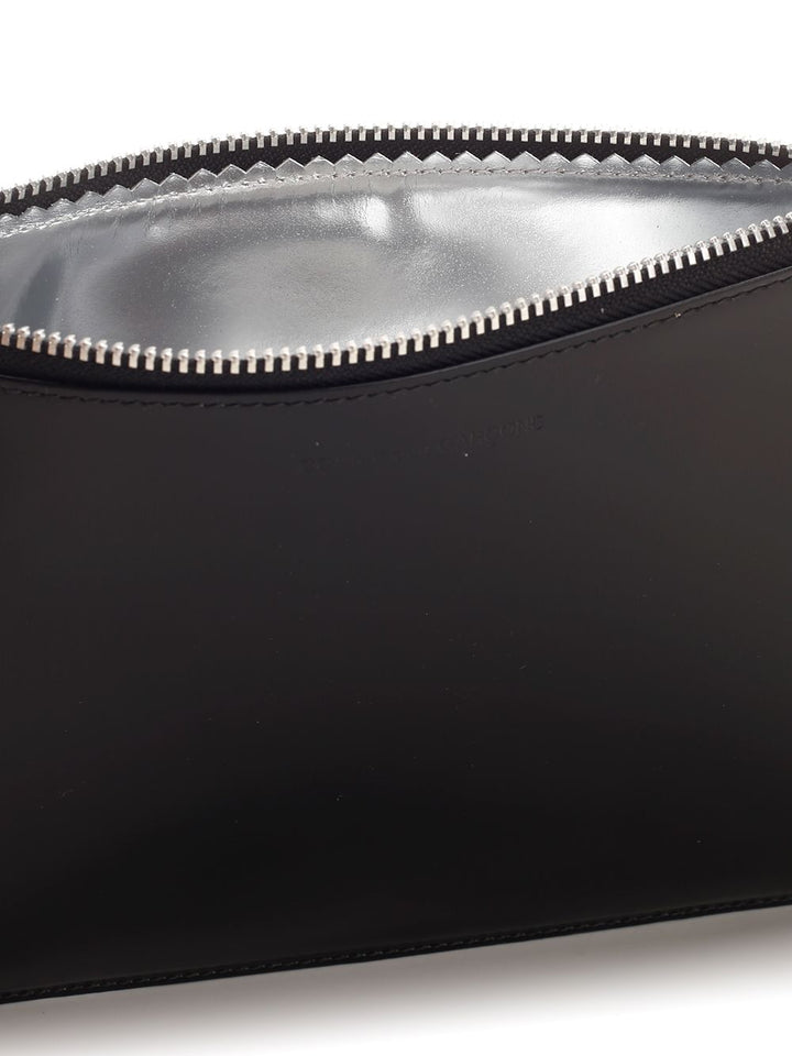 Comme Des Garcons Wallet Shiny Leather Pouch With Silver Interior Small leather goods - Silver | 6500698ade9a43745c86188ac58a24111abc201f