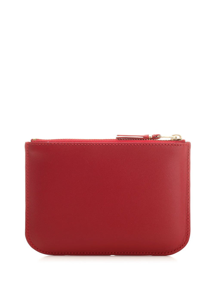 Comme Des Garcons Wallet Small Red Leather Coin Purse Small leather goods - Red | f78430296a4a925259619efc3b57b609b559bec4