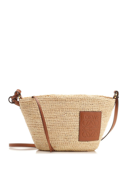 Slit Crossbody Bags Beige