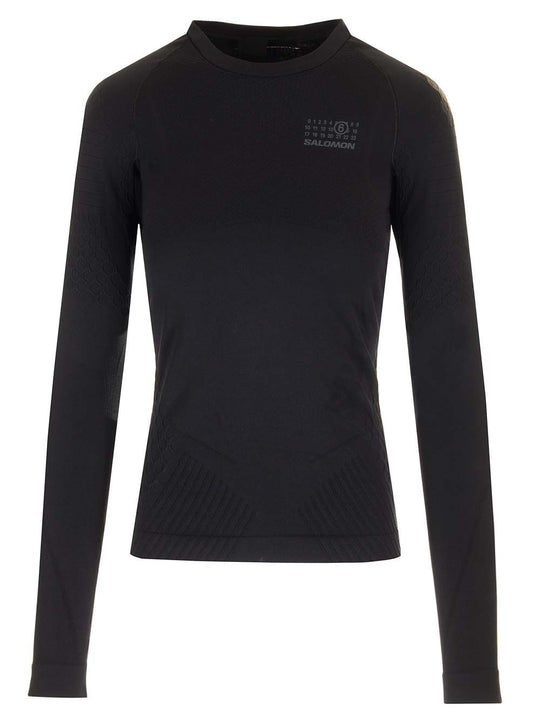 Black Thermal Shirt T-Shirt Black