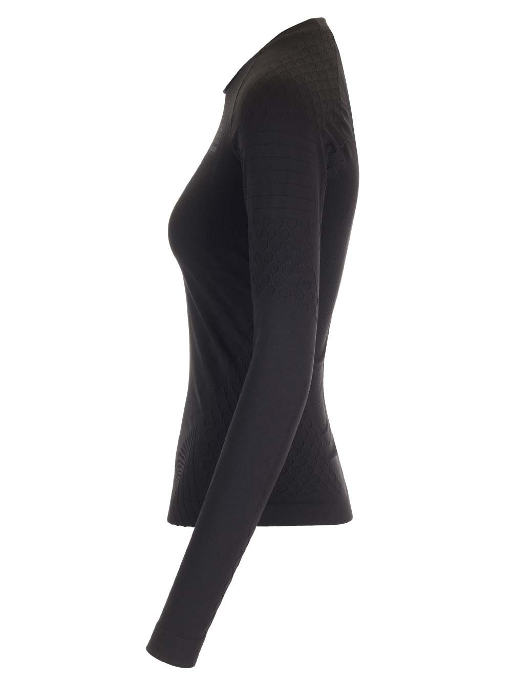 Mm6 Maison Margiela Black Thermal Shirt T-Shirt - Black | 2b2cf8a70e4a978ade267580081ac733b5c964f7