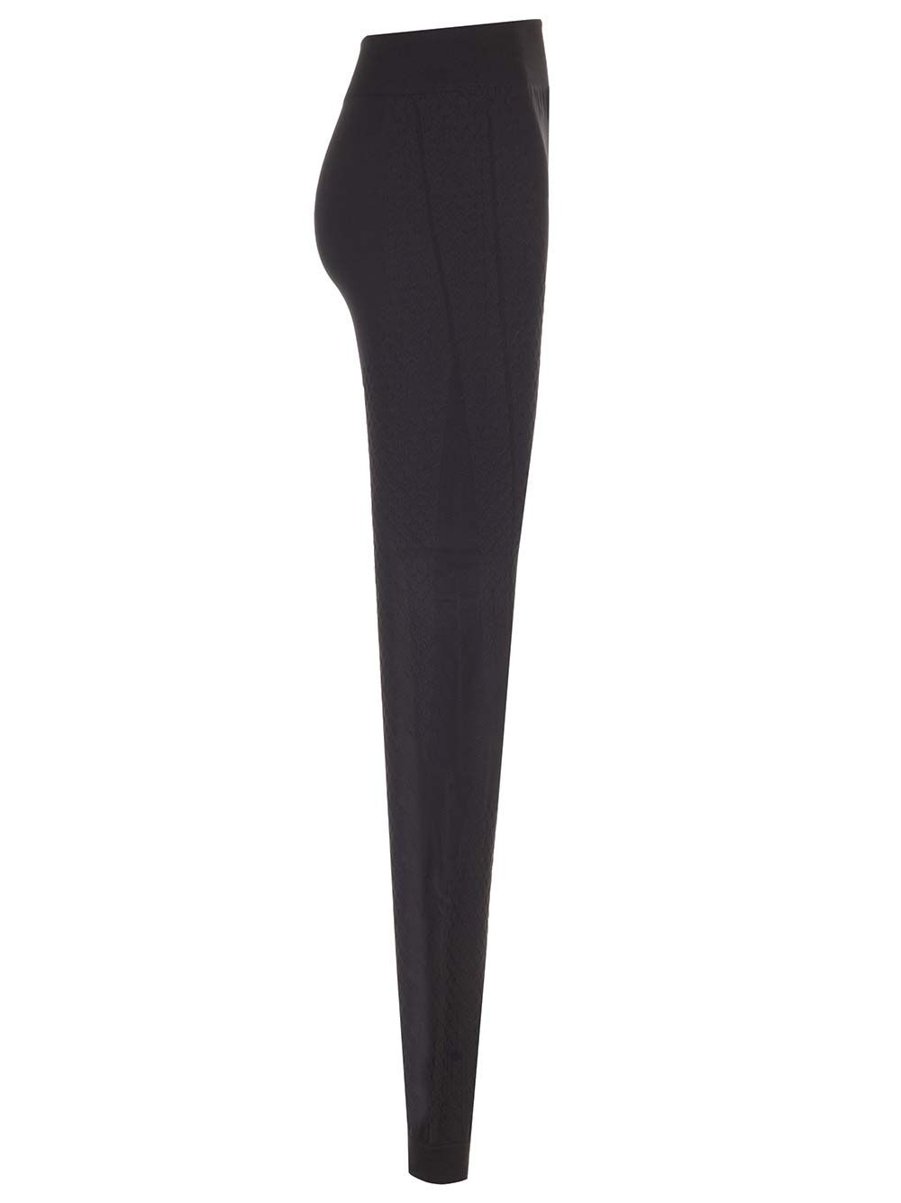 Mm6 Maison Margiela Thermal Leggings Trousers - Black | 763421c5774256901922516e38f30524cfb10247