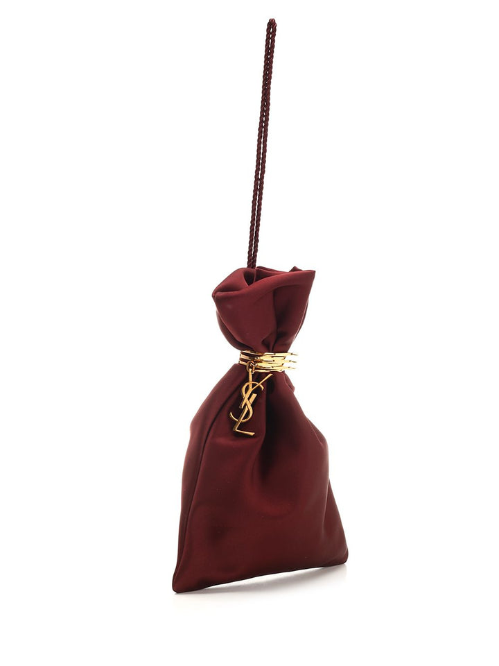 Saint Laurent Evening Pouch Handbags - Bordeaux | 698eaaebce4f12a557cc9fd47670e387dbf51e60
