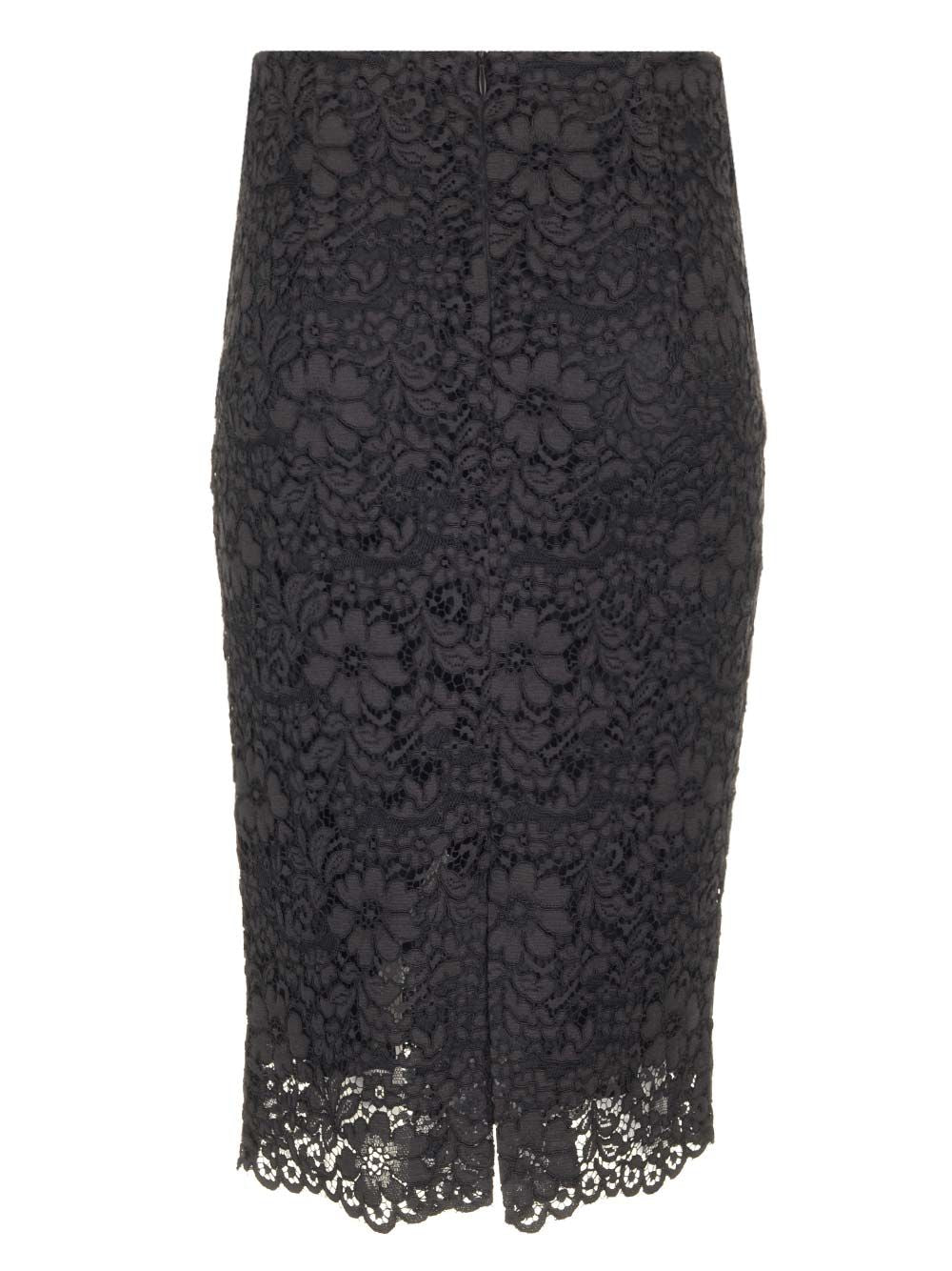 Al Duca D'Aosta Lace Pencil Skirt Skirts - Black | bcf95f4aee495989d326bc076a6c23de5e3bdda8