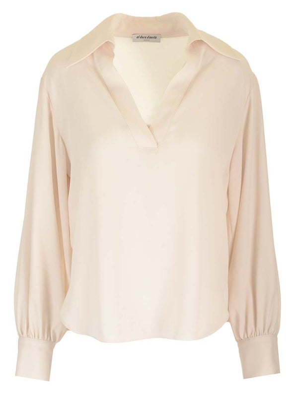 Long-Sleeved Top Skirts White