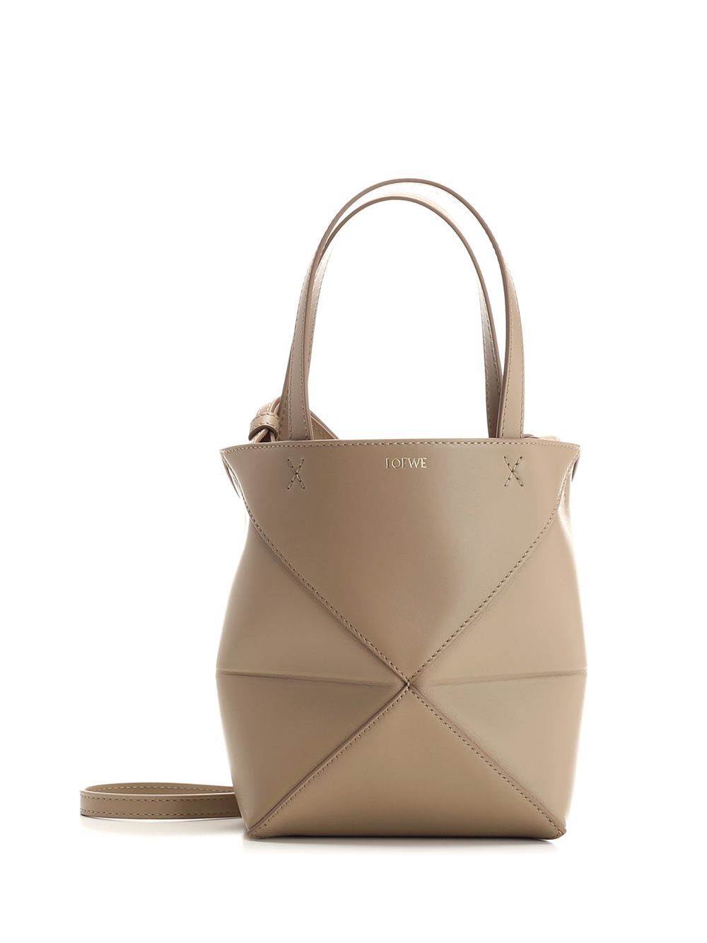 Loewe Puzzle Fold Handbags - Beige | 80bb1010c510650b3b6023e560ac0b73b0222a12