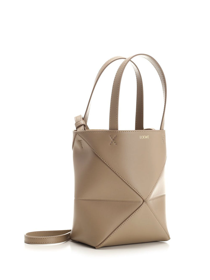 Loewe Puzzle Fold Handbags - Beige | 11cc04d1058bb088a6dcc06a5ef1f36c1369d5d9