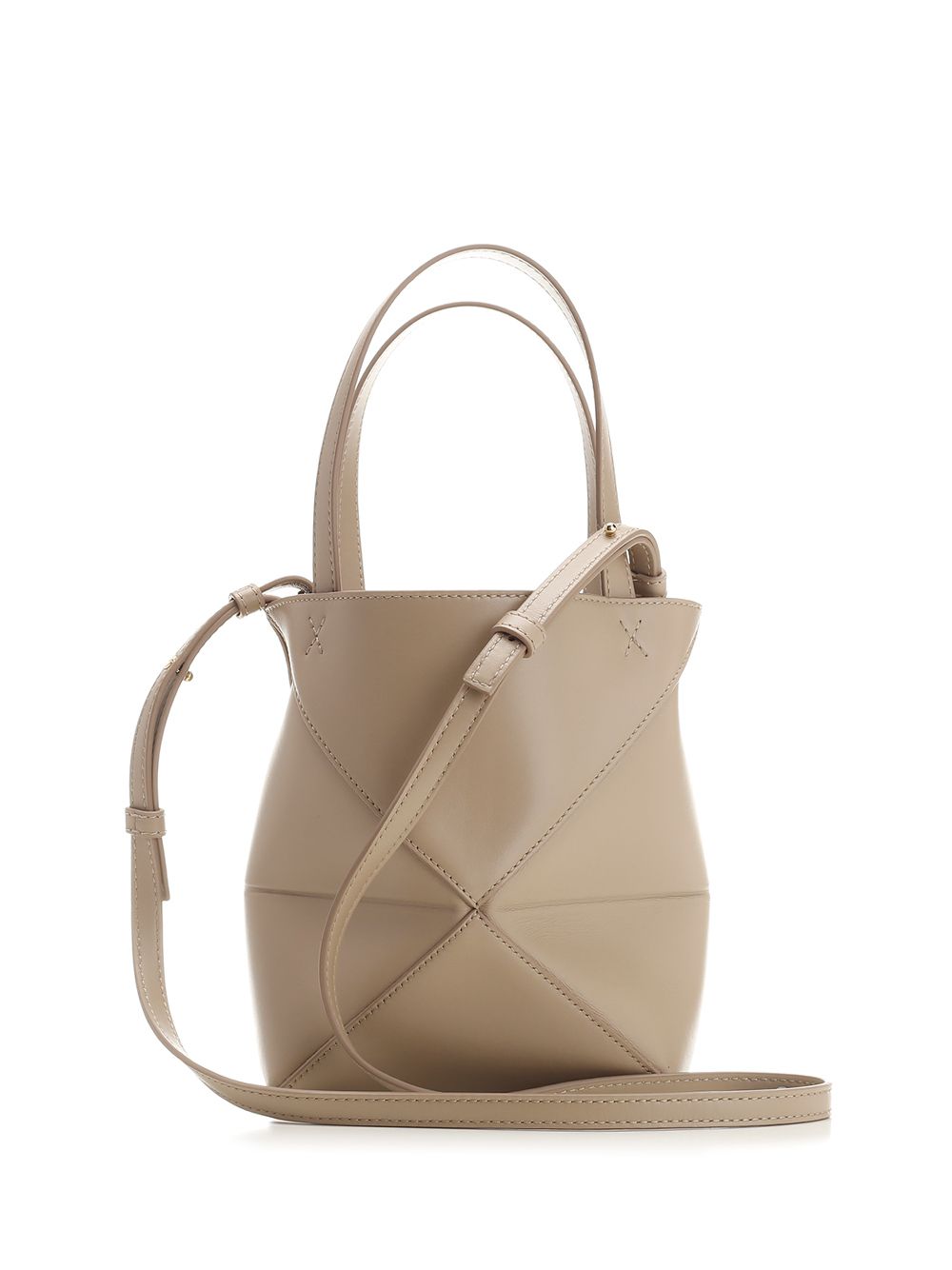 Loewe Puzzle Fold Handbags - Beige | 1433feae1b6a6a85827e738cf4d4015d6c5493bc