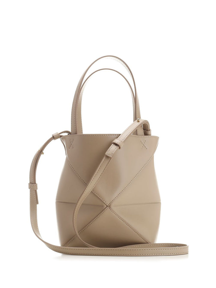 Loewe Puzzle Fold Handbags - Beige | 1433feae1b6a6a85827e738cf4d4015d6c5493bc