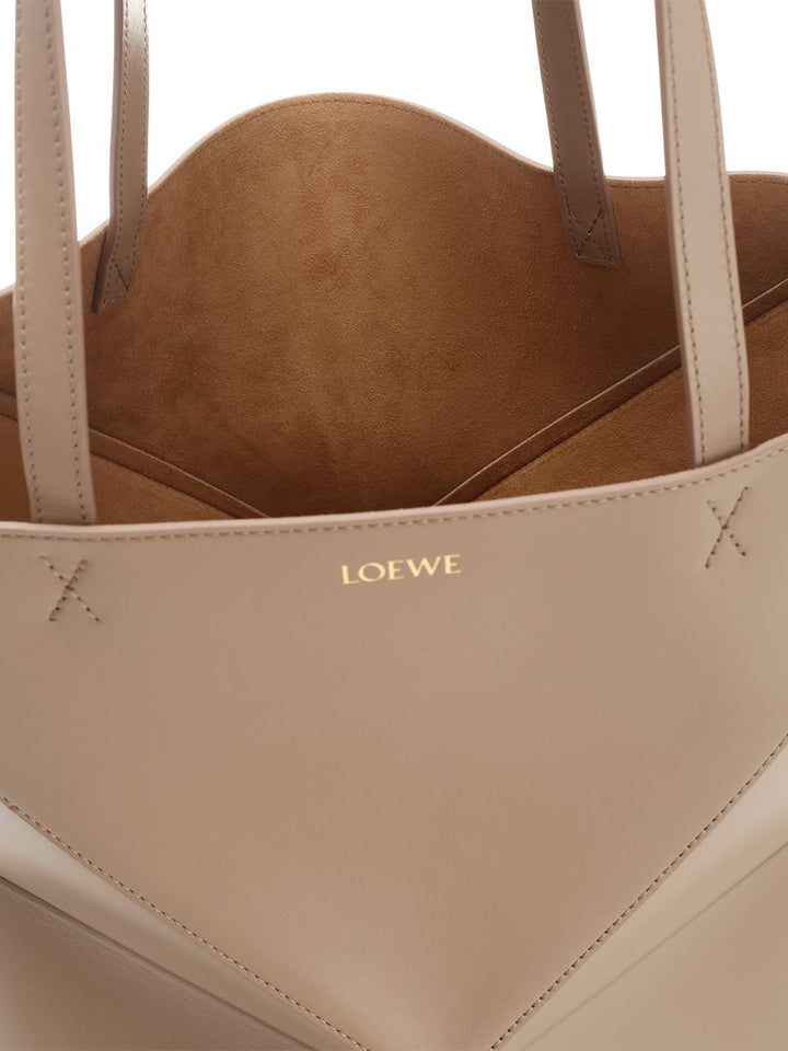 Loewe Puzzle Fold Handbags - Beige | 75499eb14fc10b6000c28020debac685d63dac58