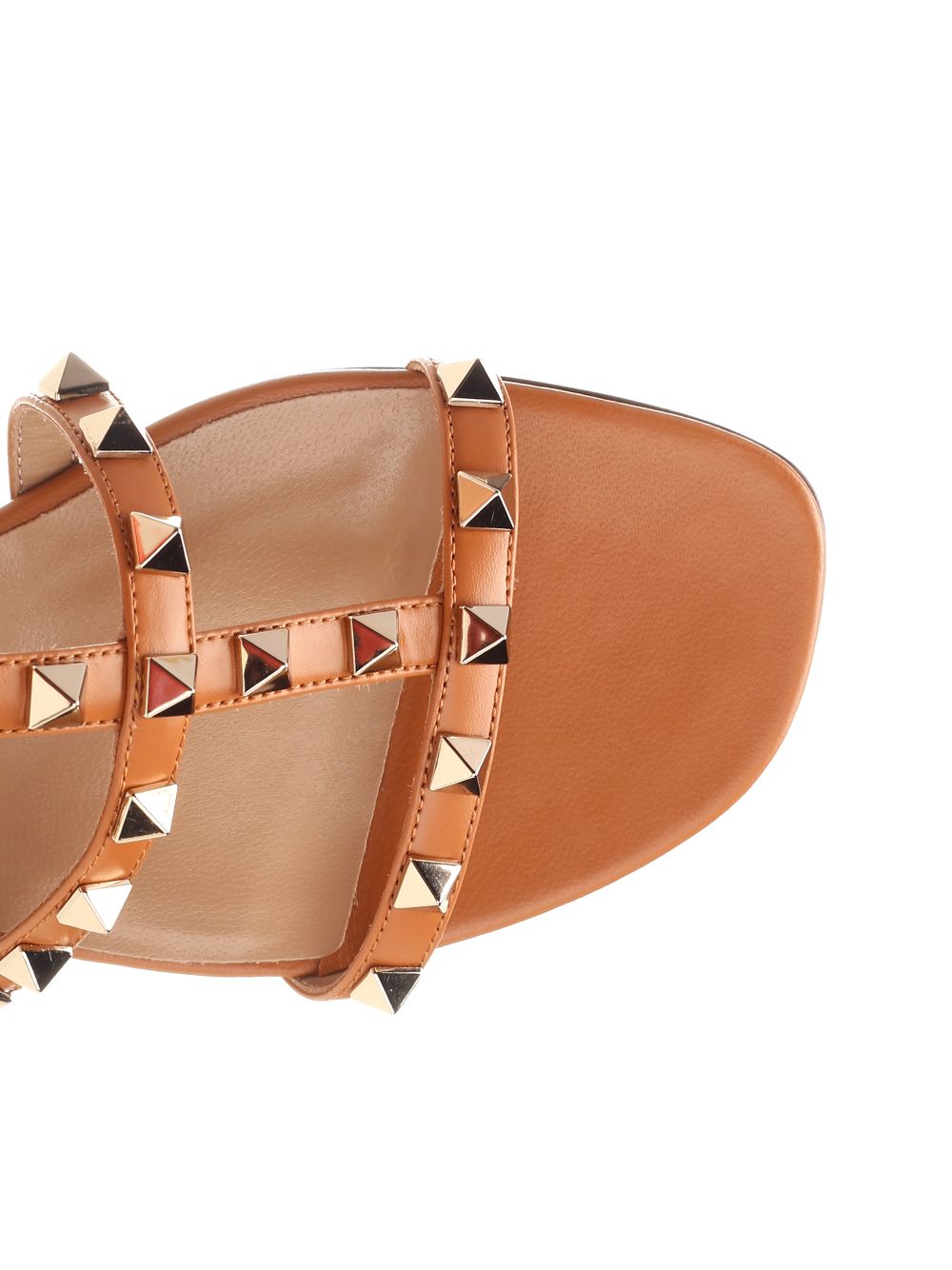 Valentino Garavani Rockstud Sandals - Beige | b1d9f8b5fd977b3e4ddd61a030839b5af5e59bff