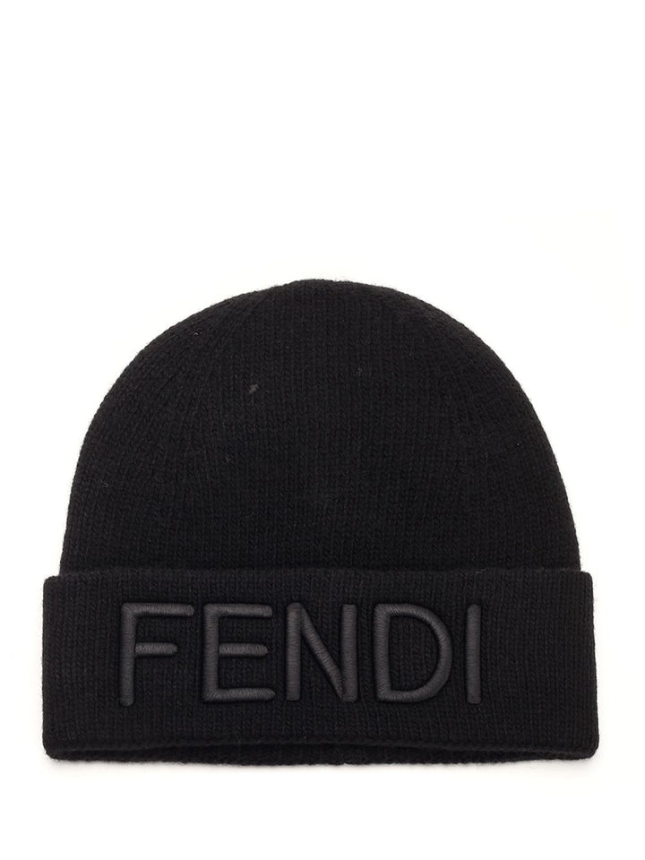 Fendi Black Log Hat Hats - Black | 87bf38648cdad1e49f4df75962383c7f5cca310d