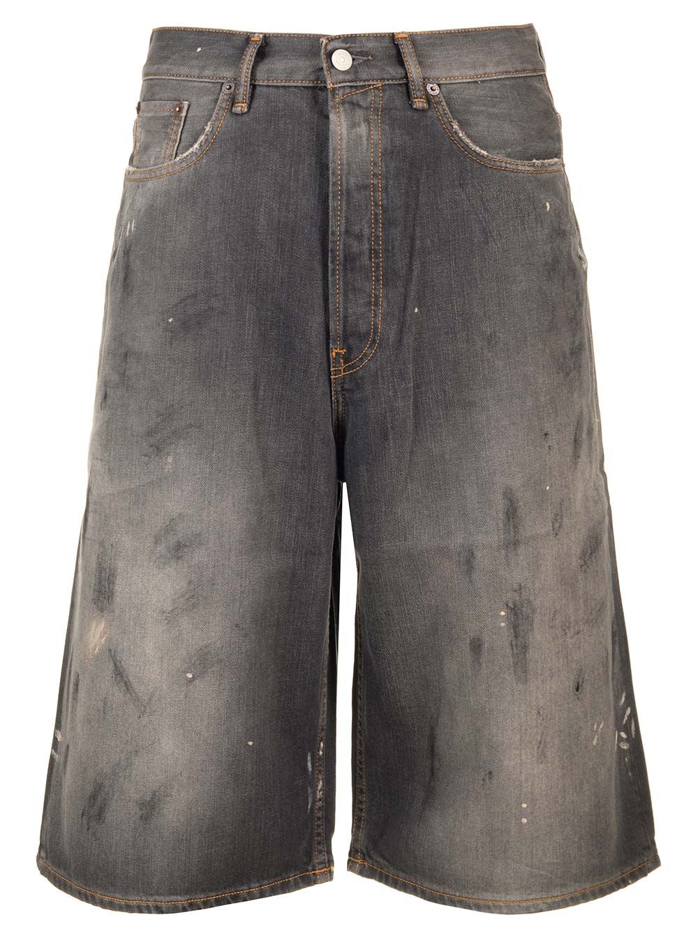 Acne Studios Short Jeans Trousers - Blue | a073e94f865c672bb634c11d2e7ea056e2c5dbf3