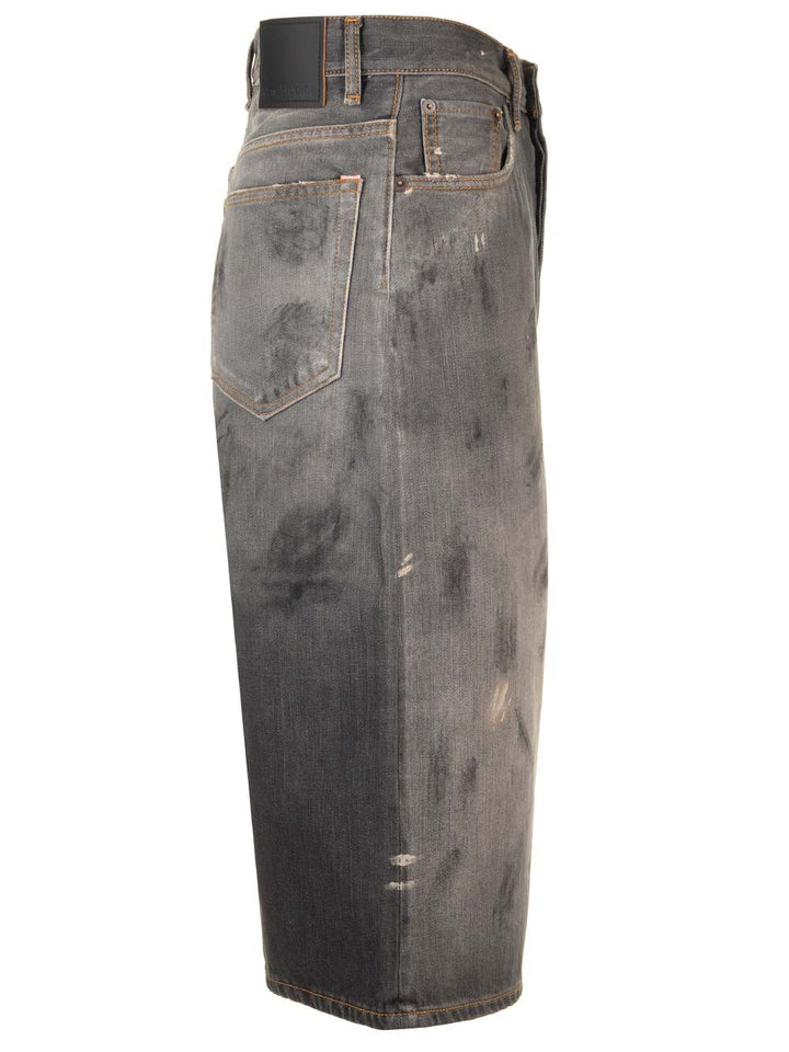 Acne Studios Short Jeans Trousers - Blue | c9031dc86e7dd10704538c8b5785ff3cbecf4e6d