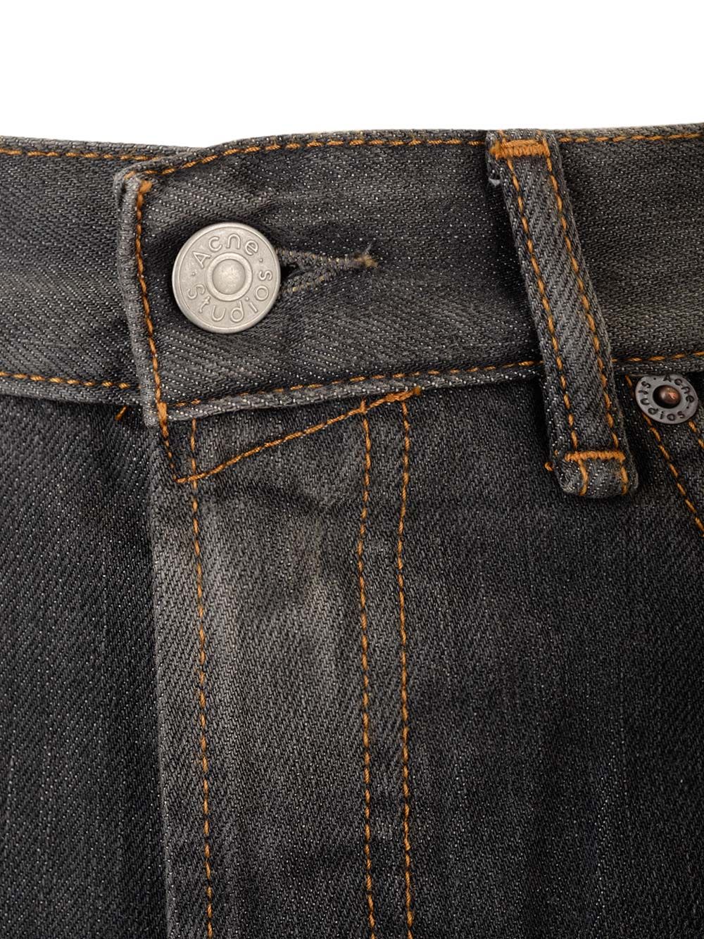 Acne Studios Short Jeans Trousers - Blue | 0319e9c44c0a354f2ce9eb6d348685e00c773705