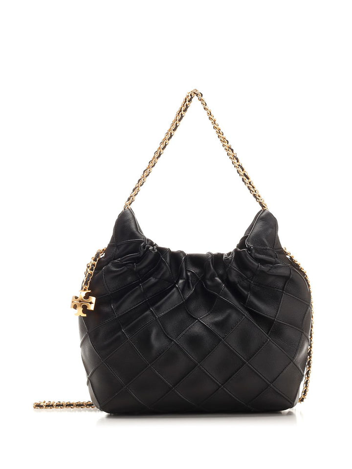 Tory Burch Fleming Drawstring Bag Handbags - Black | ffde9599c5d0b1820e444e3bc80e5dd89b2732a1
