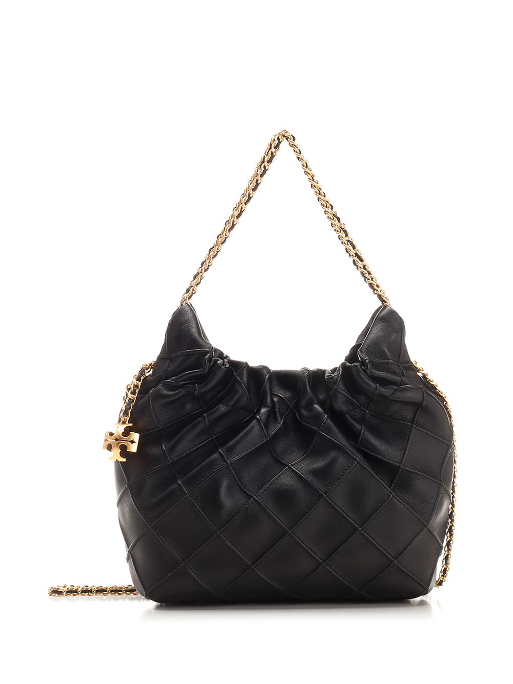 Tory Burch Fleming Drawstring Bag Handbags - Black | ffde9599c5d0b1820e444e3bc80e5dd89b2732a1