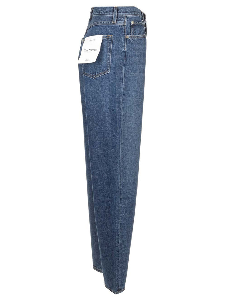 Frame The Narrow Jeans - Blue | 92424229dfd6a42f74ebd216feba50a1979cea1f