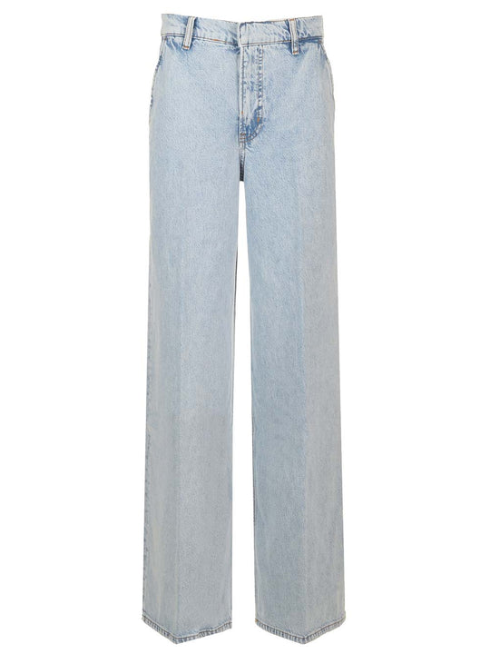 Wide Leg Jeans Light Blue