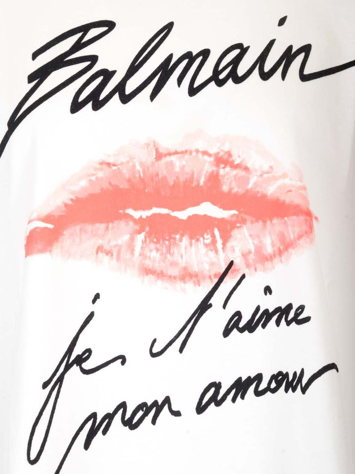 Balmain Je T T-Shirt - White | bd8361a19783215f8a69ec823317263526fb1318