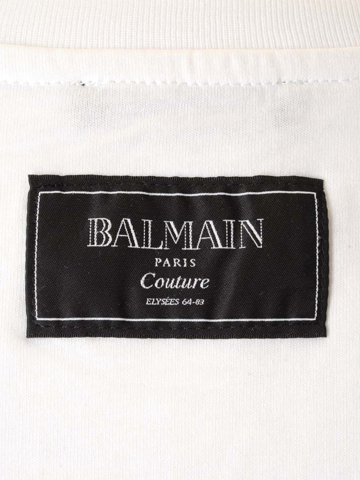 Balmain Je T T-Shirt - White | b6b4039fadf94207a4abec83f8ed5e8ce3a4e0a1