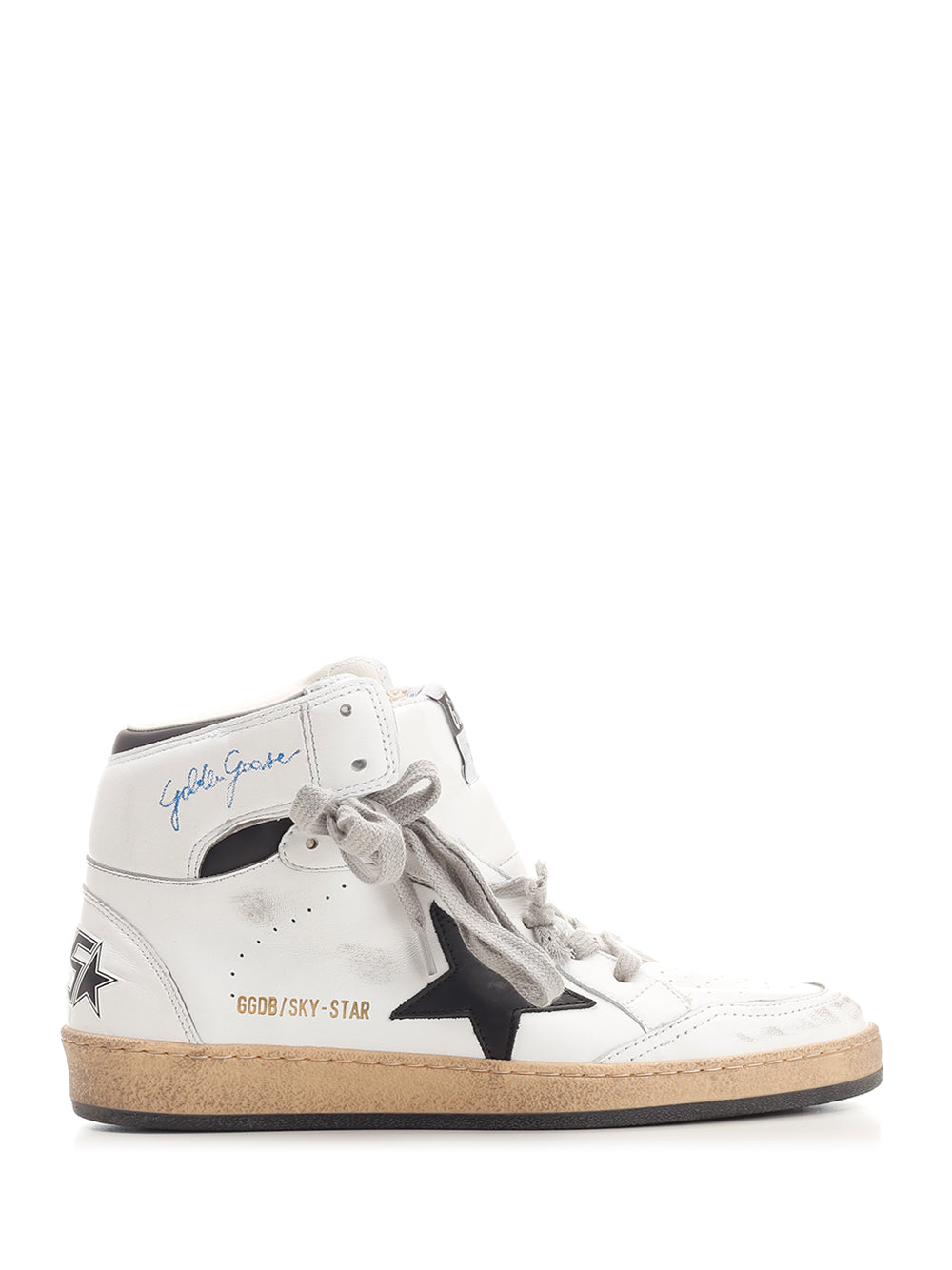 Golden Goose Deluxe Brand Sky-Star Sneaker Sneakers - White | 7336e92cf25fa884d1c7f388e307871f35389409