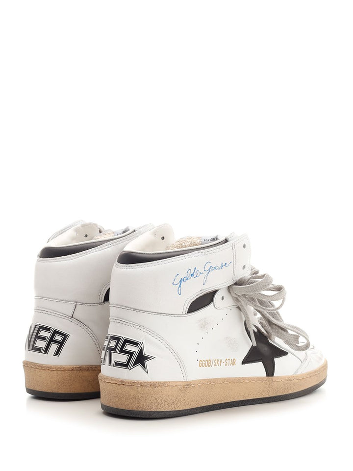 Golden Goose Deluxe Brand Sky-Star Sneaker Sneakers - White | 89fec7fe5559fd48b748cec199249c89ce801787