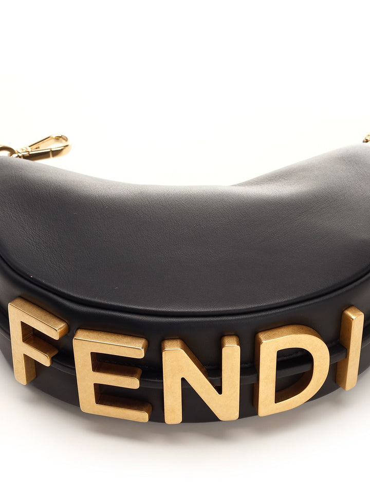 Fendi Fendigraphy Handbags - Black | ada6ebdc7e4ae427008ae014a0796ab00dd46010
