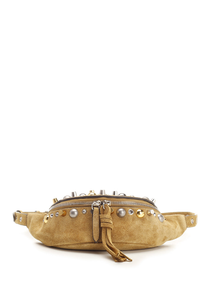 Valentino Garavani Nellcote Bum Bag In Suede Belt Bags - Brown | 6c615c825350791feca9892d4e76e80c959cbf49