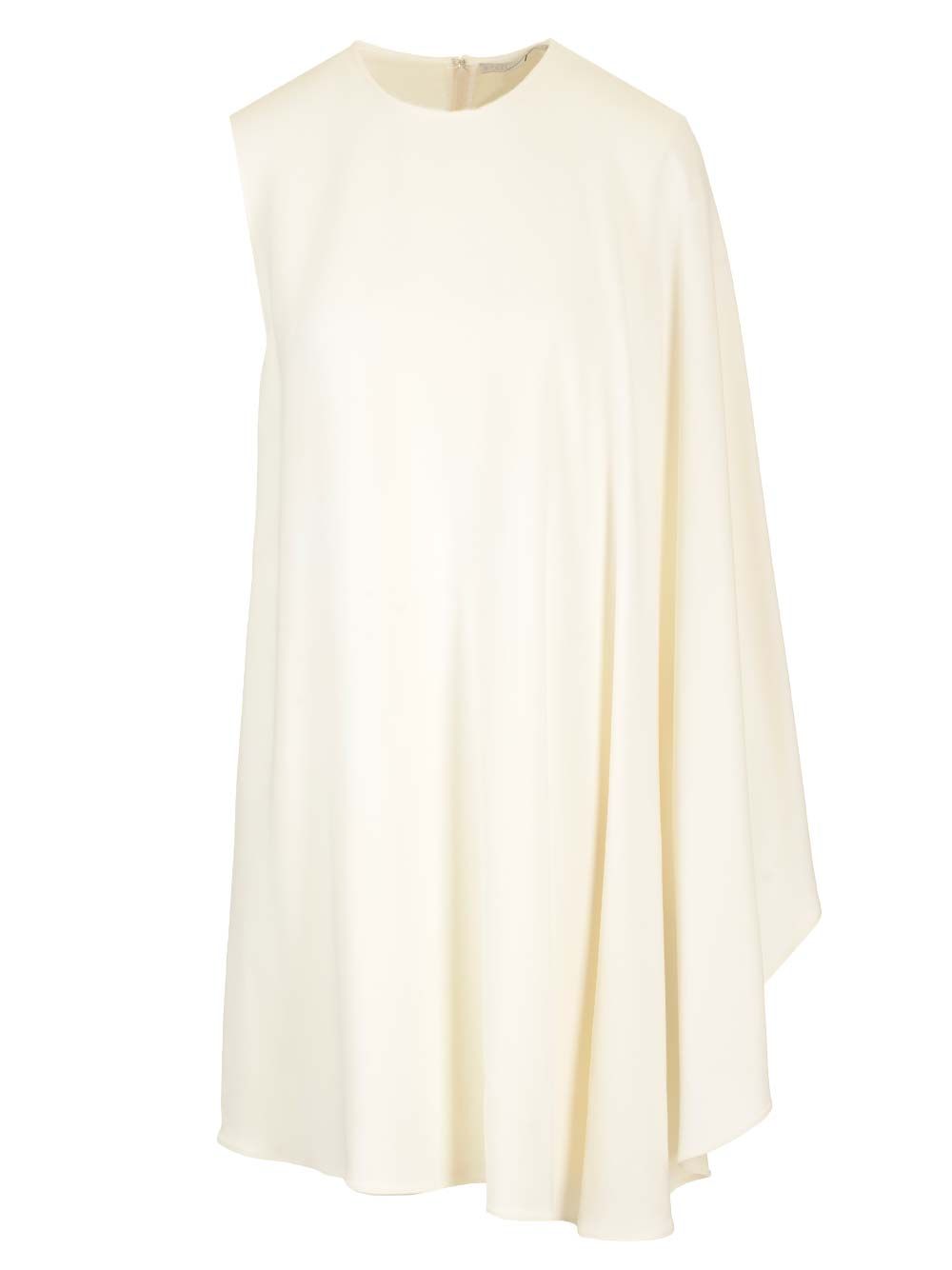 Stella Mccartney Stretch Cady Mini Dress Dresses - White | 04045bb14d36ab62da251e83aaa007c888fbc2cf