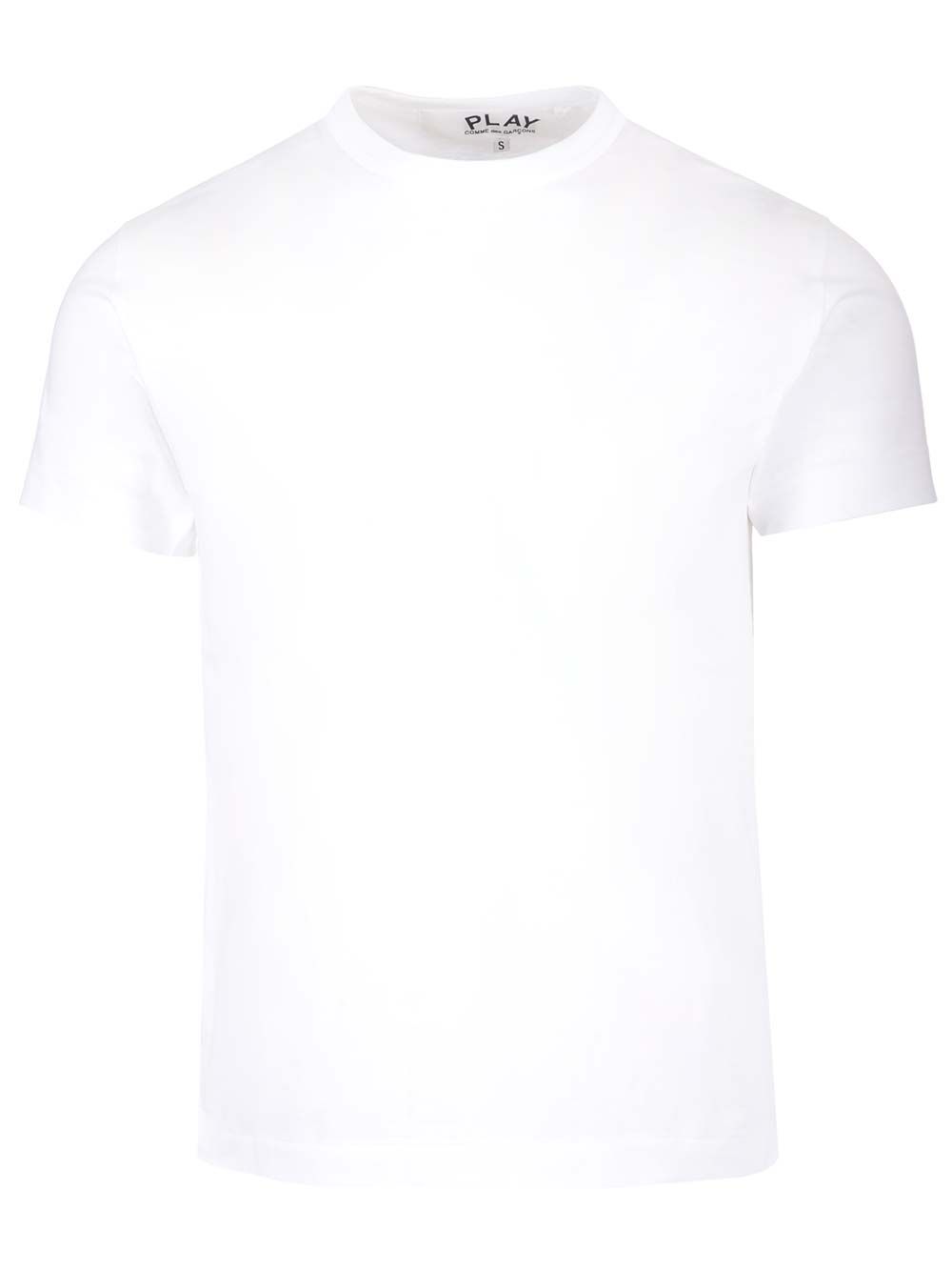 Comme Des Garcons Play Back Heart T-Shirt - White | 5db710f444d7c51a48e67af0188c4a35a7e998ab