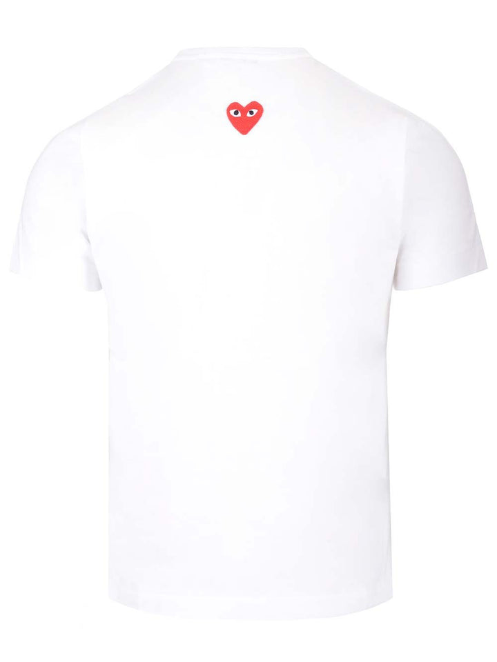Comme Des Garcons Play Back Heart T-Shirt - White | 58c173e46f60df5a5a7128e00cfe9d59eb6562c9