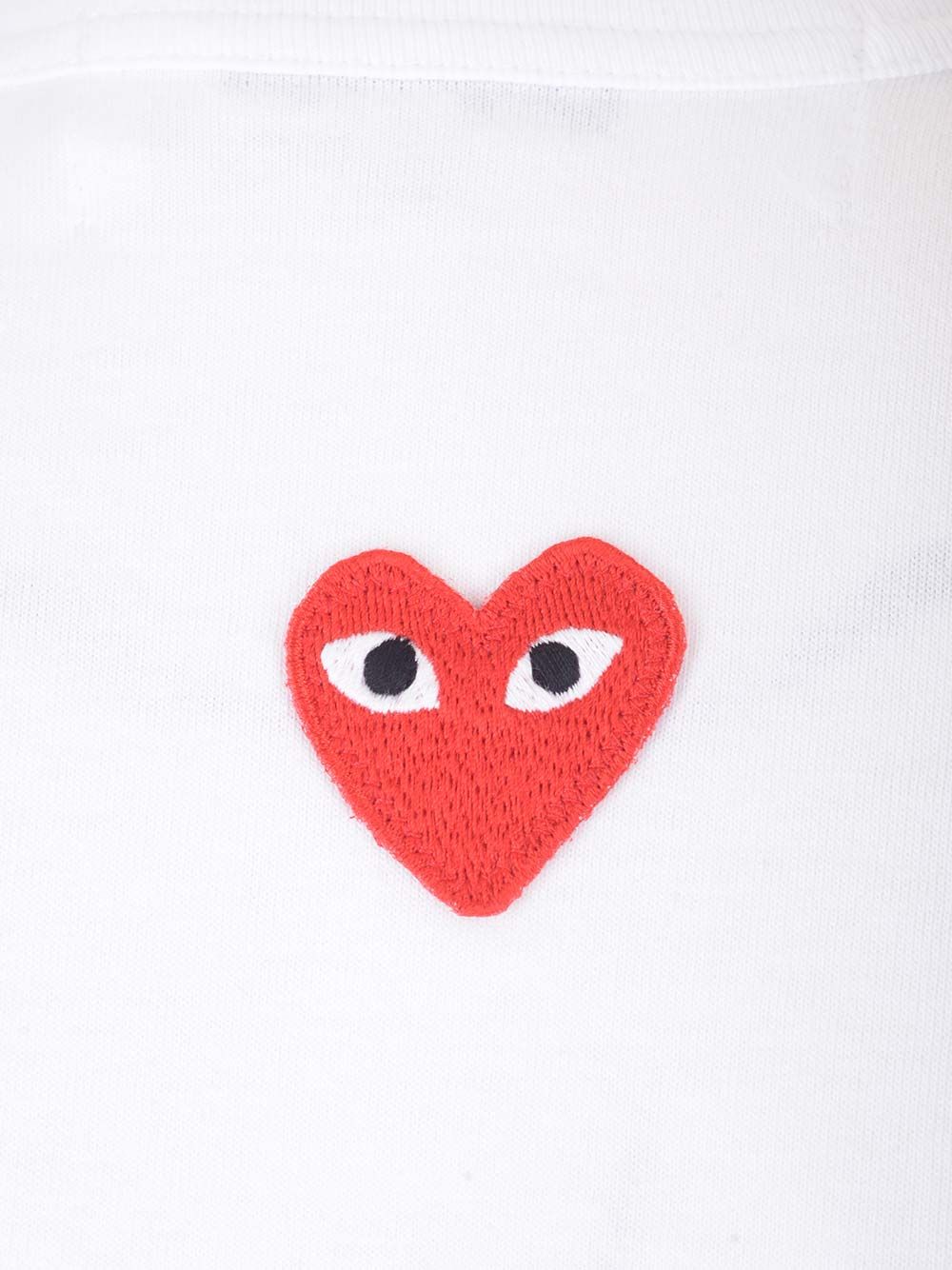 Comme Des Garcons Play Back Heart T-Shirt - White | 71eb09efb69aadb183ca9df0f3059026e716dd7b