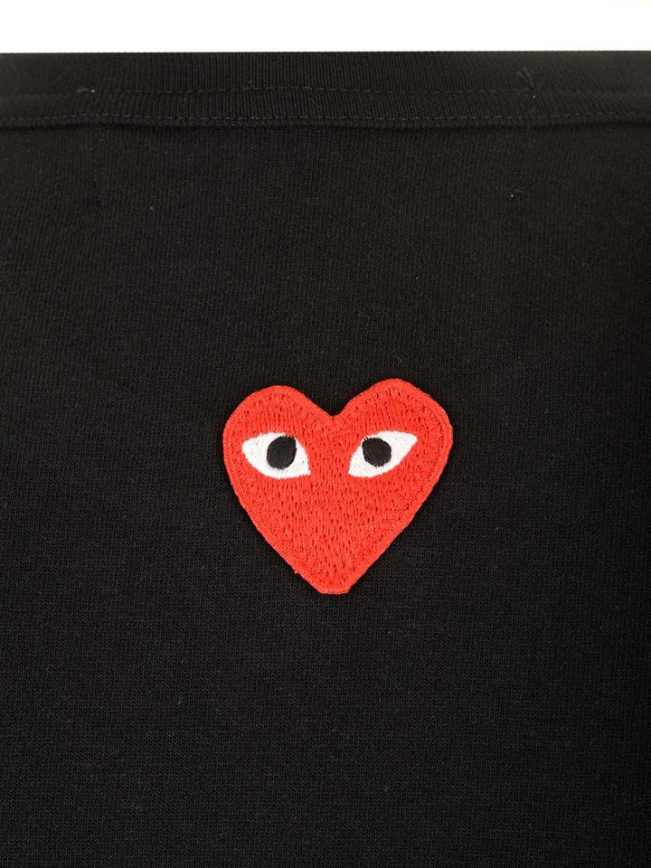 Comme Des Garcons Play Back Heart T-Shirt - Black | c38426e4df4f6f692b2c27378492c5e30d17e3e3