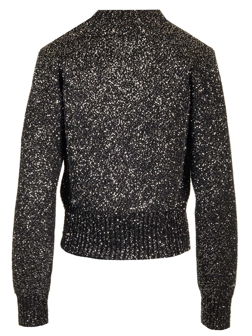 Golden Goose Deluxe Brand Sparkling Sweater Sweatshirts - Black | 69fd72475dacdaeb8204a8a34eef8db45544e104