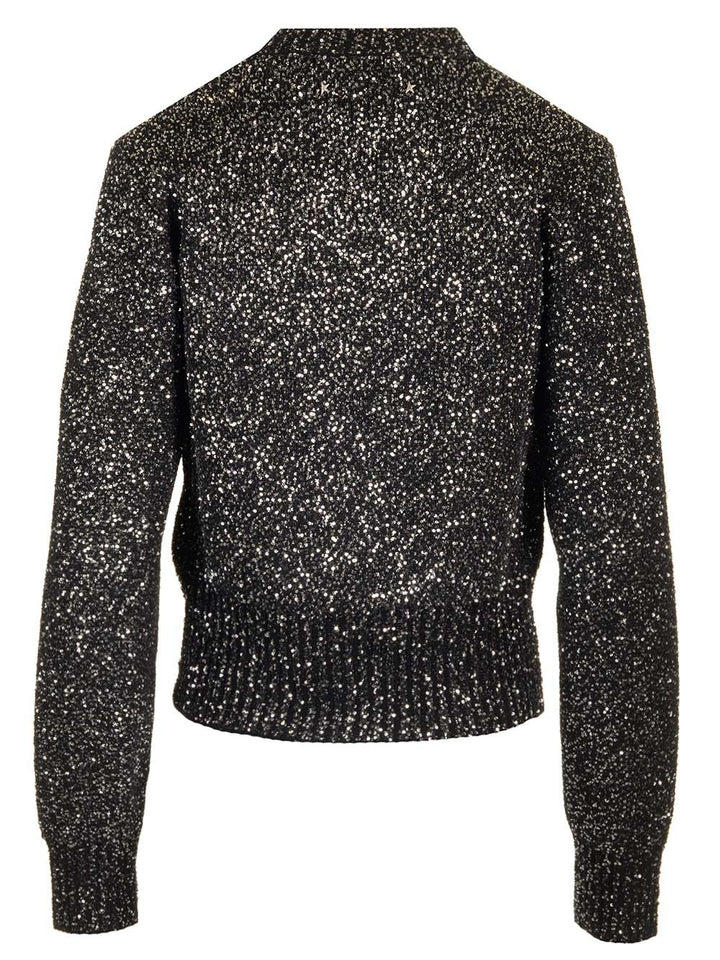Golden Goose Deluxe Brand Sparkling Sweater Sweatshirts - Black | 69fd72475dacdaeb8204a8a34eef8db45544e104