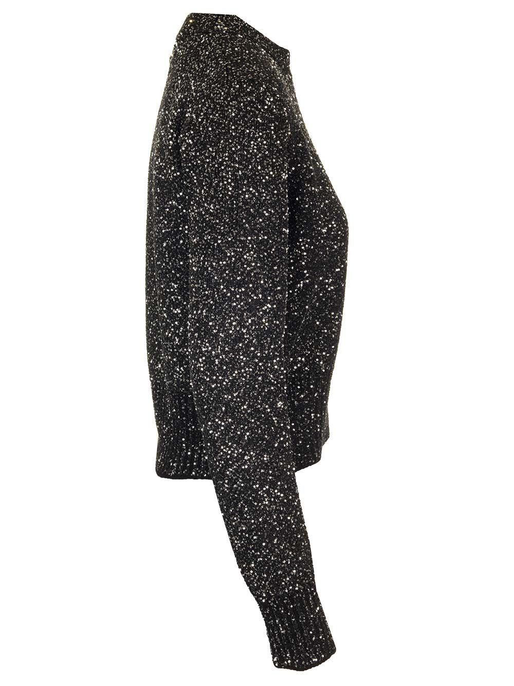 Golden Goose Deluxe Brand Sparkling Sweater Sweatshirts - Black | a776b5ea6d79a5368d969bdc9af6580f9451ddd2