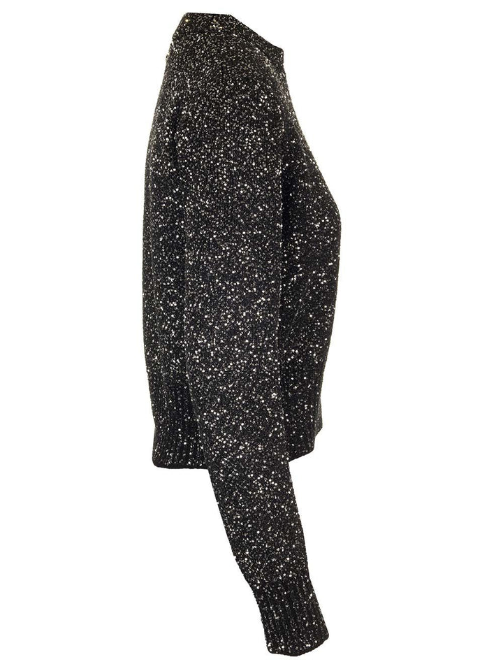 Golden Goose Deluxe Brand Sparkling Sweater Sweatshirts - Black | a776b5ea6d79a5368d969bdc9af6580f9451ddd2