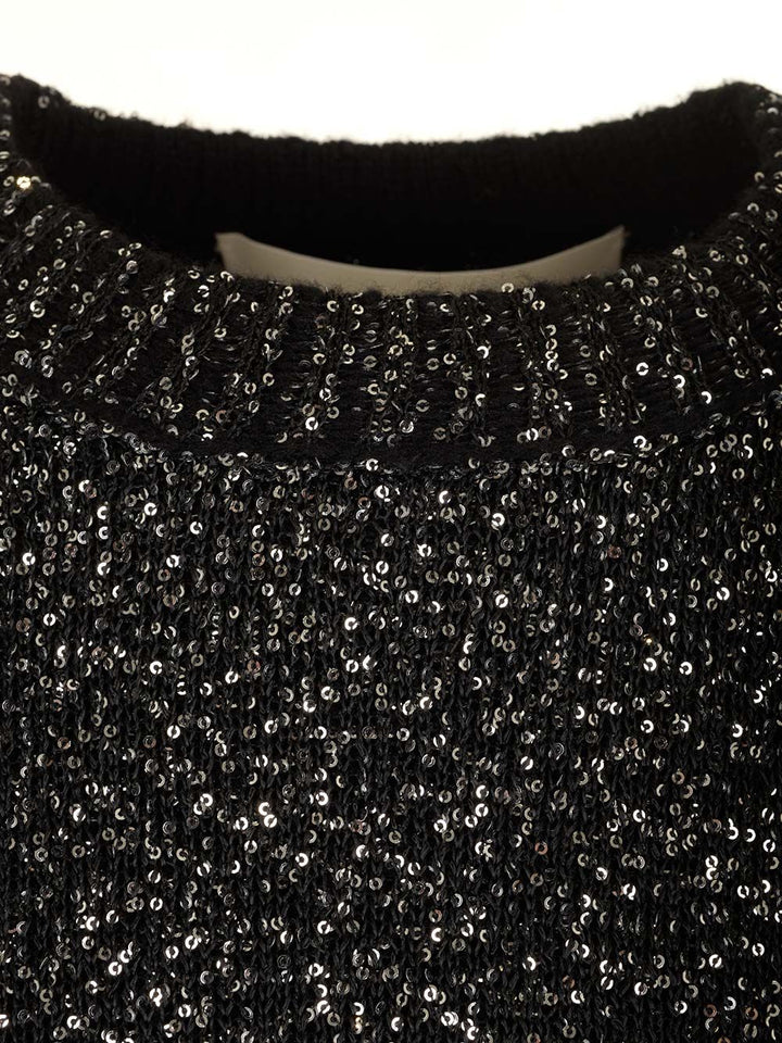 Golden Goose Deluxe Brand Sparkling Sweater Sweatshirts - Black | cac890ff488511a6ce11dc670c3a30d08394ed12