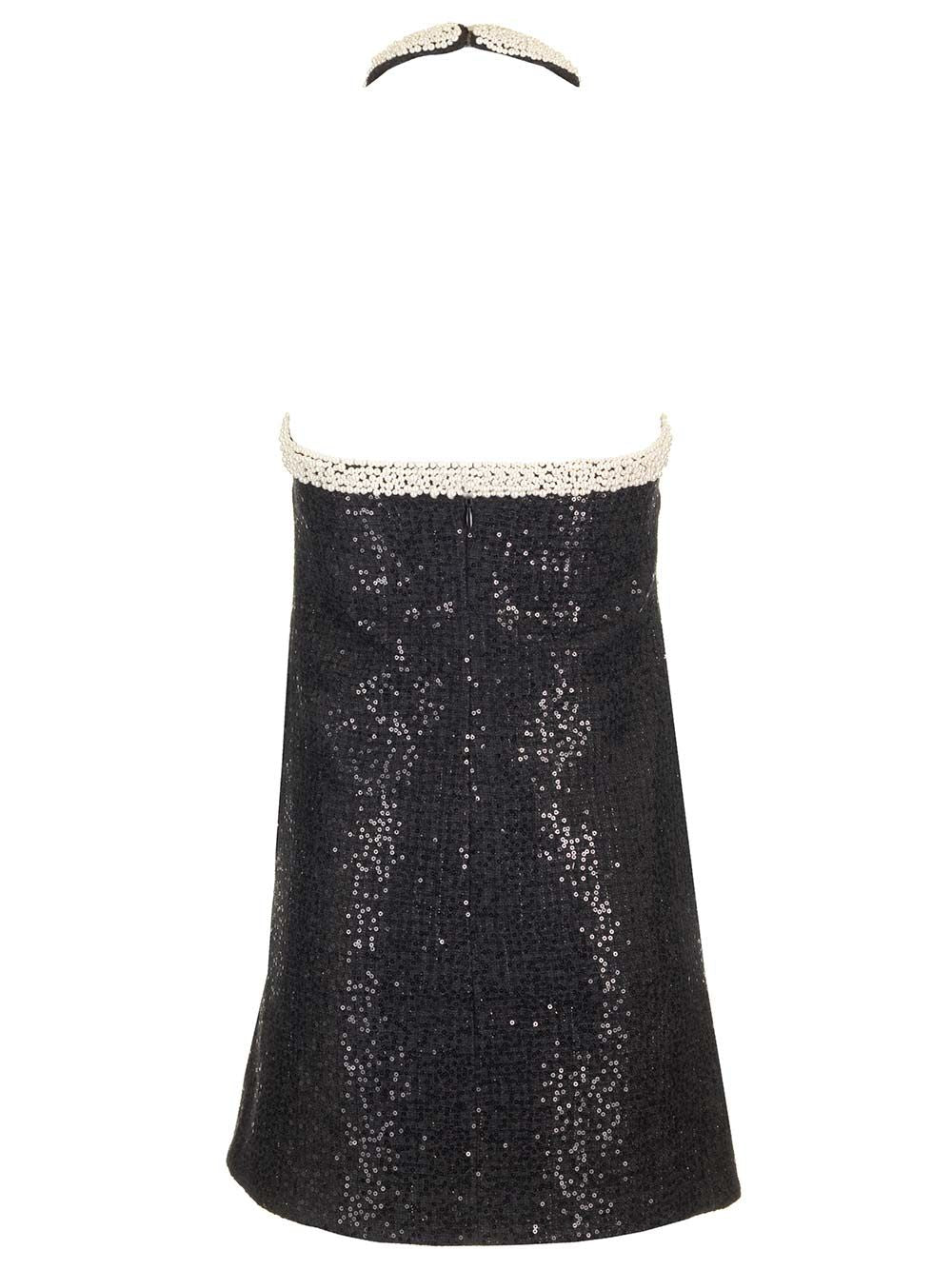 Self-Portrait Embellished Bouclè Mini Dress Dresses - Black | c070e70c92cf62ccec518571743c80a4a057a922