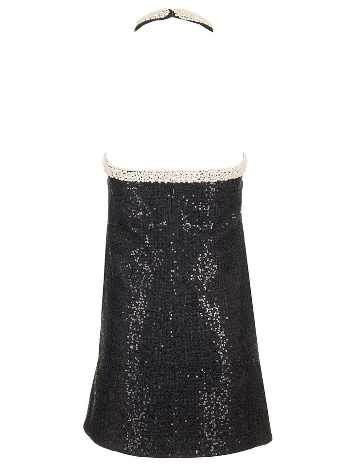 Self-Portrait Embellished Bouclè Mini Dress Dresses - Black | c070e70c92cf62ccec518571743c80a4a057a922