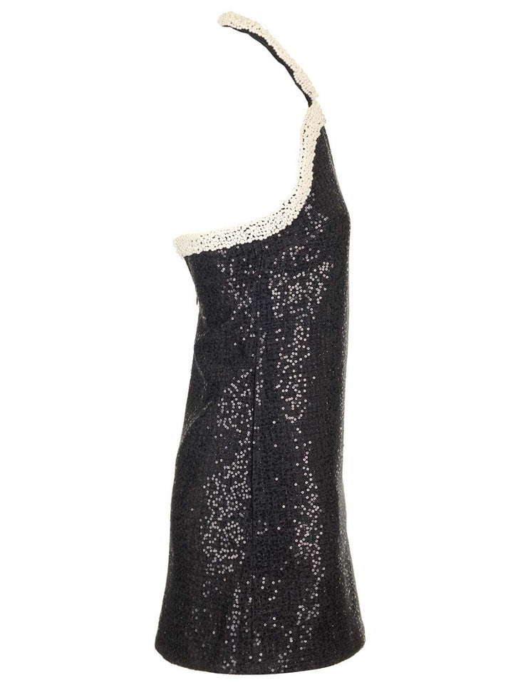 Self-Portrait Embellished Bouclè Mini Dress Dresses - Black | deb24c272043a20c54c161cc7fca468b5e02c2b1