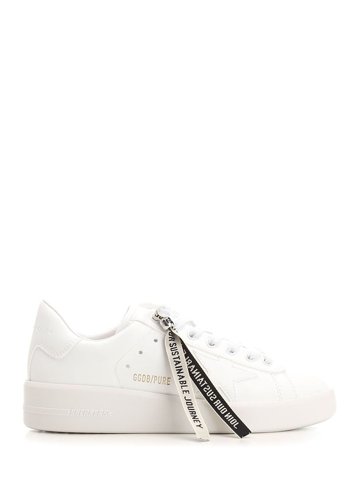 Golden Goose Deluxe Brand Pure Star Sneakers - White | f162d6d2481fd749eeb9e0554e4a5a1c077da672
